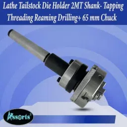 Assorts Tailstock Die Holder Set Alloy Steel 2MT 65 mm Chuck 3 Jaw image 2