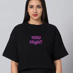 Besick Women Typography Printed T-shirt-picture-22