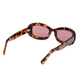 GCDS Purple UV Protection Rectangular Unisex Sunglasses image 5