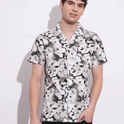 Being Human Black Slim Fit Printed Shirt-picture-37