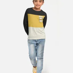 HELLCAT Navy & Grey Printed Full Sleeves T-Shirt (Pack Of 2) image 4