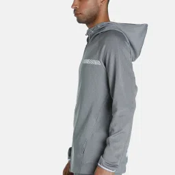 Puma Grey Regular Fit Hooded Jacket image 3