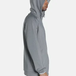 Puma Grey Regular Fit Hooded Jacket image 4