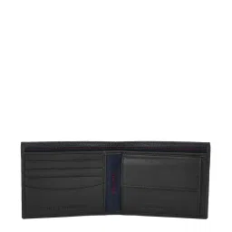 Tommy Hilfiger Black Casual Leather Bi-Fold Wallet for Men image 4