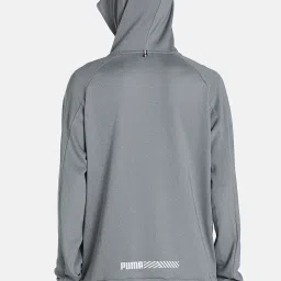 Puma Grey Regular Fit Hooded Jacket image 2