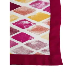 Maspar Spring Solitaire Red Cotton Printed Regular Table Cloth image 4