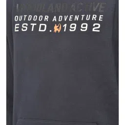 Woodland Navy Hooded Sweatshirt image 4