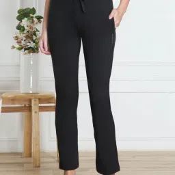 Van Heusen Black Cotton Printed Pants image 1