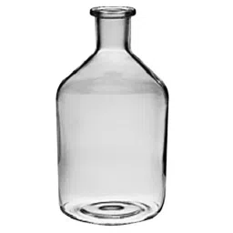 ABGIL Solution Bottle Plain Tooled Neck 2 L Amber Borosilicate Glass, BTLAC-108-04 image 1