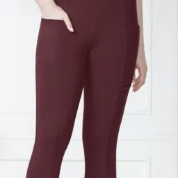 Van Heusen Red Mid Rise Treggings image 4