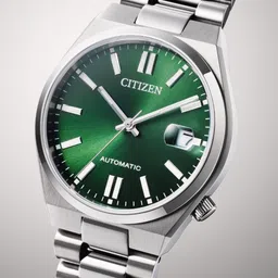 Citizen Men Brass Dial & Stainless Steel Bracelet Style Straps Analogue Watch NJ0200-50X-image-36