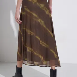 SF JEANS by Pantaloons Printed A-Line Maxi Skirt image 5