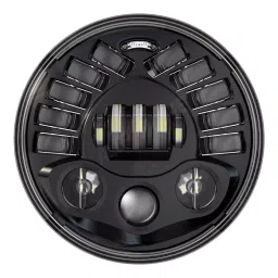 Motoway EXT7H1P 17.78 cm (7 Inch) Teeth LED Round Headlight with Turn Signal Indicator & Hi/Low Beam for Bullet, Mahindra Thar (70W)-picture-10