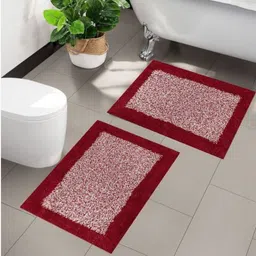 Aura 2-Pcs Red & White Textured Anti-SkidDoormat-picture-27