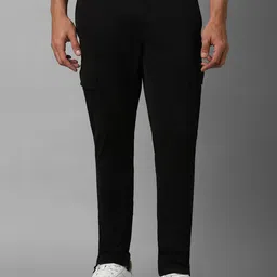 Louis Philippe Jeans Men Slim Fit Cargos Trousers-image-96
