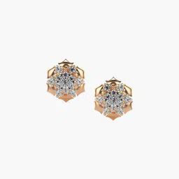 VALANOVA 14K Rose Gold 0.17 Ct Lab Grown Diamond Earrings-image-96