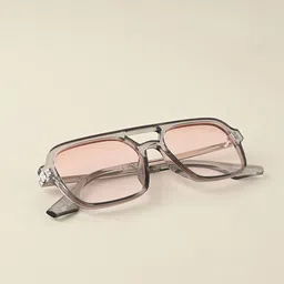 IDOR Unisex Square Sunglasses with UV Protected Lens image 3