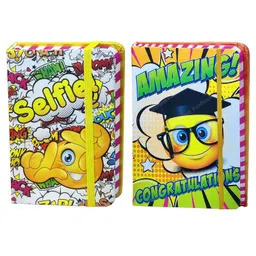 FunBlast Stylish Emoji Mini Diary Pack of 2 (Random Color)-picture-16