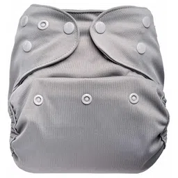 Bumberry Cloth Diaper Cover With One Bamboo Insert - Grey-picture-15