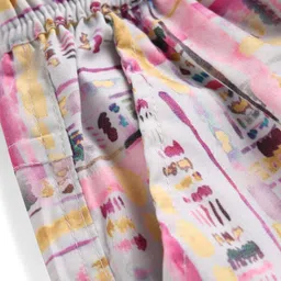 Enfance Core Abstract Printed Shorts - Pink image 3