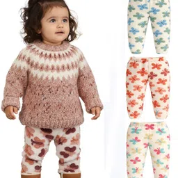 Nicsy Infants Pack Of 3 Printed Lounge Pants-picture-36