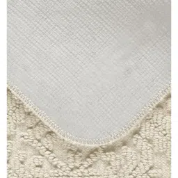 saral home Saralhome KAKU Cotton Antiskid Runner Ivory. 45cm x 100cm image 5