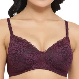 Clovia Purple Non Wired Padded Full Coverage Bra-picture-22