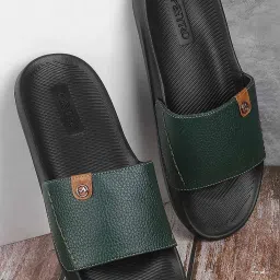 Metro Men's Green Slides image 1