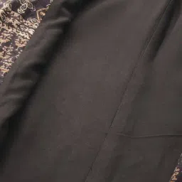 Aarke Ritu Kumar Black Abstract Print Coat image 4