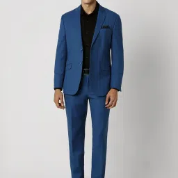 Van Heusen Blue Slim Fit Two Piece Suit image 1