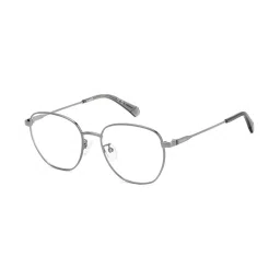 Polaroid Grey Geometric Eye Frames for Men image 1