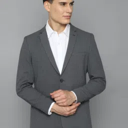 Allen Solly Grey Slim Fit Blazers image 1