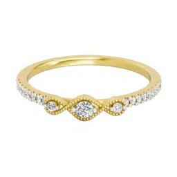 Sparkles Lab Grown Diamond 14k (585) Yellow Gold Ring for Women image 1