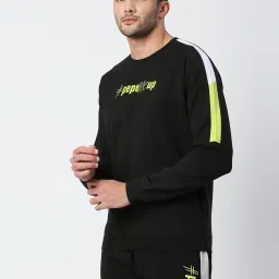 Pepe Jeans Black Slim Fit Printed Sweatshirt image 3