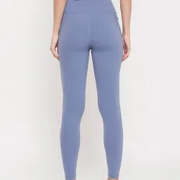 Clovia Blue High Rise Tights image 2