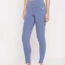 Clovia Blue High Rise Tights image 3