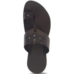 Metro Men's Brown Toe Ring Sandals image 4