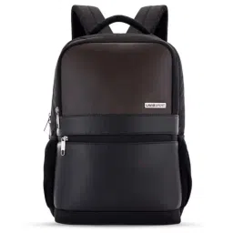 LAVIE SPORT Black & Choco Solid Laptop Backpack-image-77