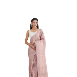Fabindia Lilac Woven Design Saree image 1