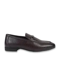 Metro Men's Maroon Loafers image 2