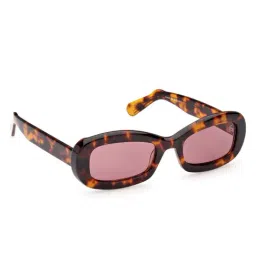 GCDS Purple UV Protection Rectangular Unisex Sunglasses image 3