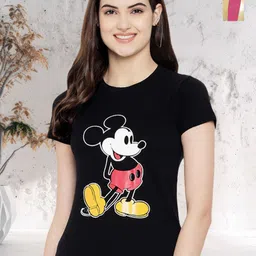 Metronaut Women Typography 2 Wonder Woman Printed Applique T-shirt-picture-38