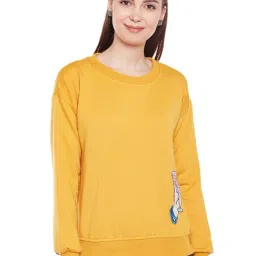 Belle Fille Yellow Patchwork Sweatshirt-picture-36
