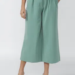 Van Heusen Green Mid Rise Culottes image 1