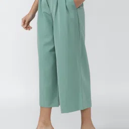 Van Heusen Green Mid Rise Culottes image 3