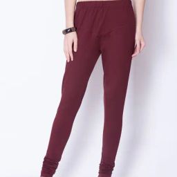 Dollar Missy Maroon Cotton Leggings-picture-19