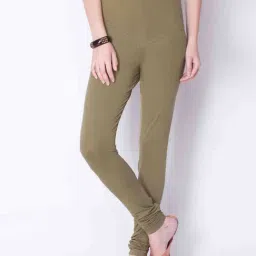 Dollar Missy Olive Cotton Leggings-image-77