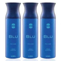 Ajmal Blu Deodorant Spray for Men - Pack of 3-image-75