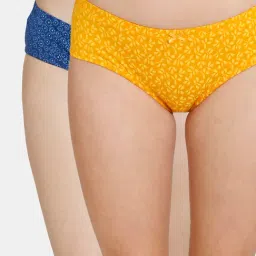 Rosaline by Zivame Multicolor Printed Hipster Panty (Pack Of 2)-image-12