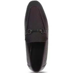 Metro Men's Maroon Loafers image 4